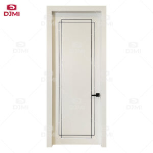 For Interior High Quality Modern Solid Core Wooden Prehung Interior Slab Doors White Casement Flush Door for House