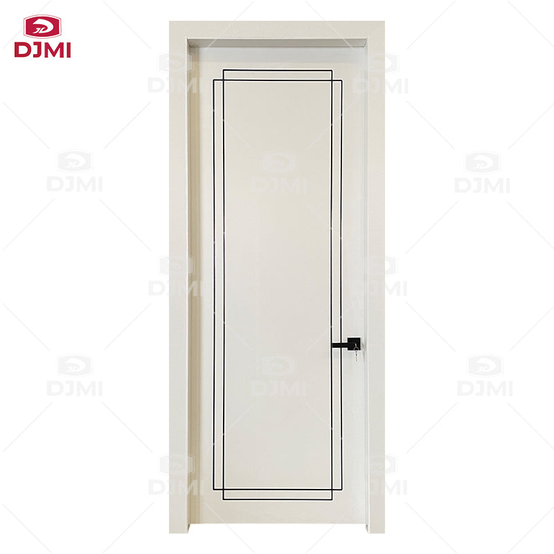 For Interior High Quality Modern Solid Core Wooden Prehung Interior Slab Doors White Casement Flush Door for House