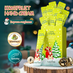 Christmas Kiwi Smooth Hand Cream SADOER Anti-chapped Moisturizing Hand Cream  Wholesale