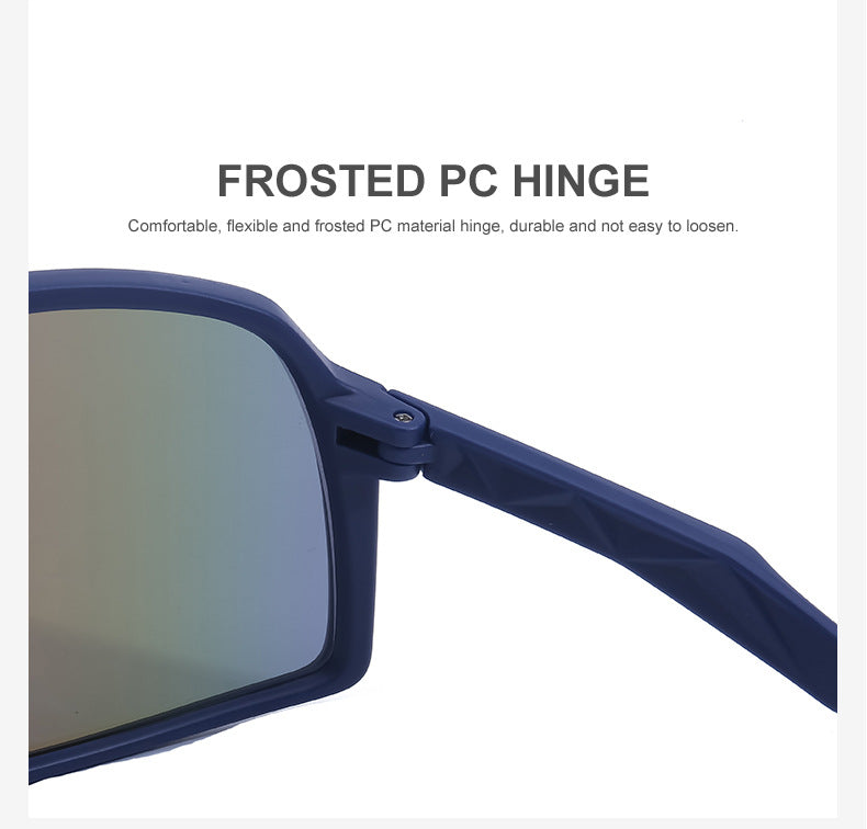 New Colorful Cycling Glasses for Men1998One-piece sunglasses European and American fashion outdoor sports sunglasses - 图片 33