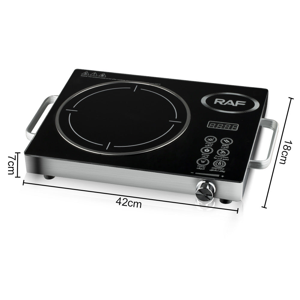 RAF European Standard High-Power Stir-Fry Hot Pot Electric Ceramic Stove Household Multi-Function Light Wave Induction Cooker Countertop Electric Stove8060 - 图片 11