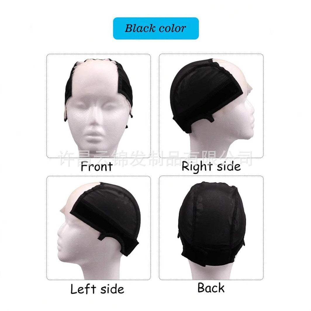 U Fashionable Wig Cap for Export4*5Velvet Lace Wig Cap dome mesh cap - 图片 5