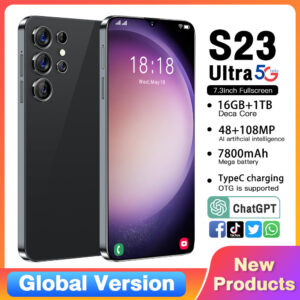 S23 Ultra New products in stock4G Android16+1T Large Screen Smartphone(Popular)