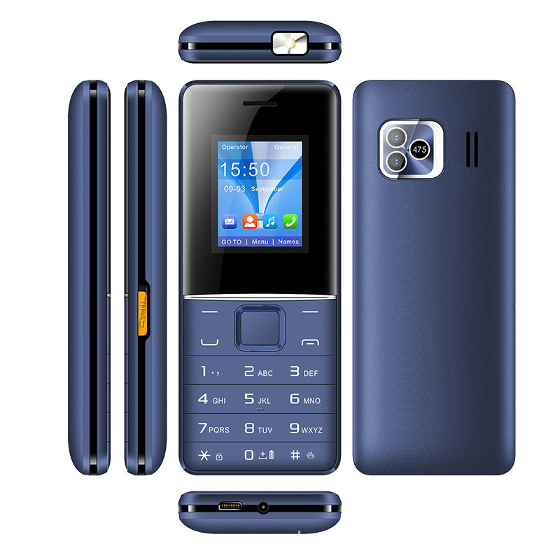 Factory1.77Triple SIM Card Slot GSM Button Straight Board Student Elderly Phone with Camera Long Standby - 图片 10