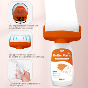 Wall Large Roller Paint Water-Based Odorless Home Self-Painting White Wall Graffiti Renovation Paint White Latex Paint