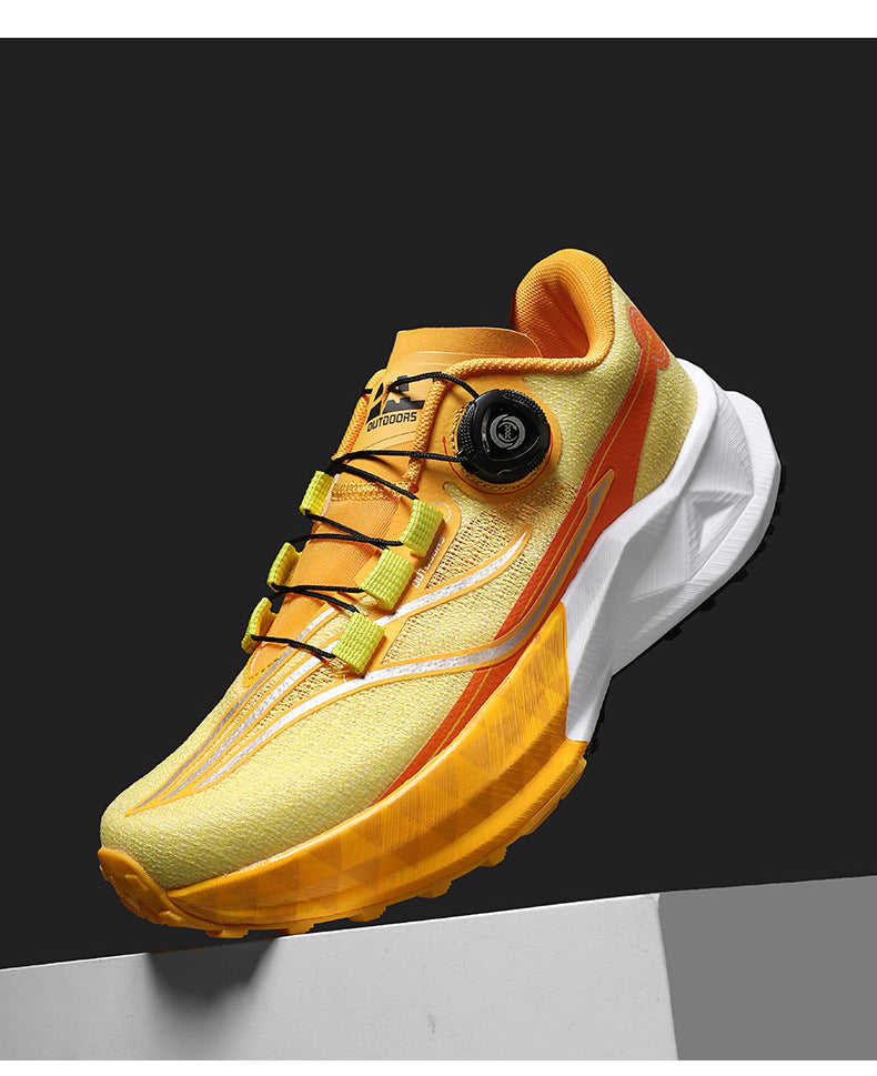 Full Palm Carbon Plate Sports Running Shoes Double Layer Popcorn Outdoor Trail Running Shoes Marathon Men's and Women's Shoes - 图片 59