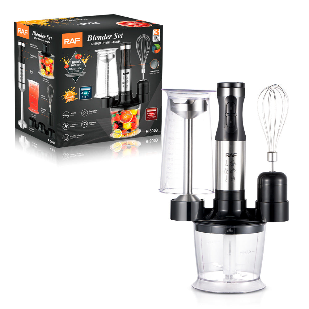 RAF European Standard Multi-Functional 4-in-1 Cooking Stick Baby Food Electric Stirring Stick Cooking Machine Juicing and Cutting Vegetables - 图片 16