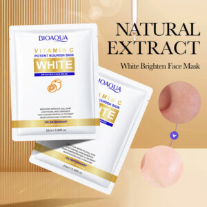 VC Whitening Mask BIOAOUA Vitamin C Hydrating, moisturizing, and brightening skin tone cross-border wholesale