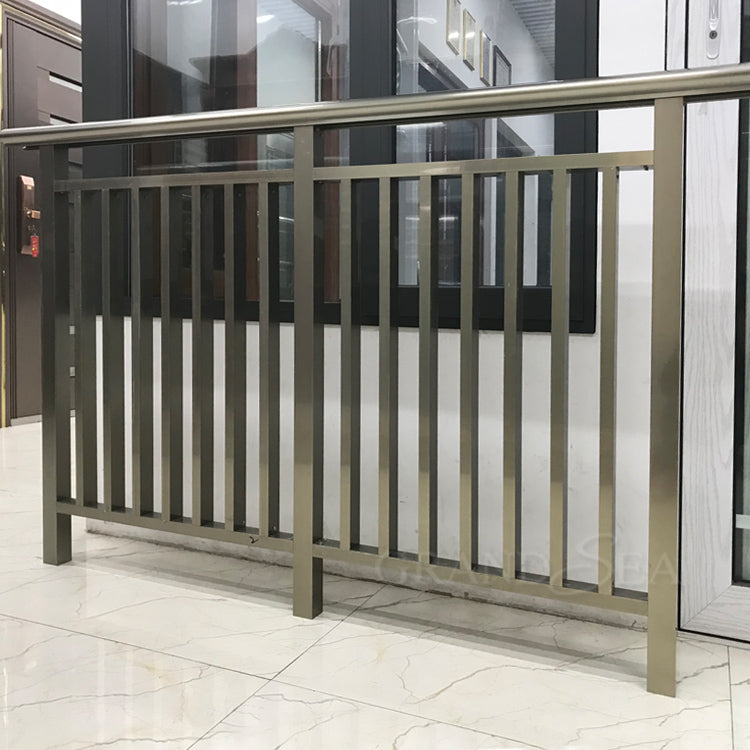 Powder Coated 2.0mm Thickness Aluminum Stair Railing - 图片 4