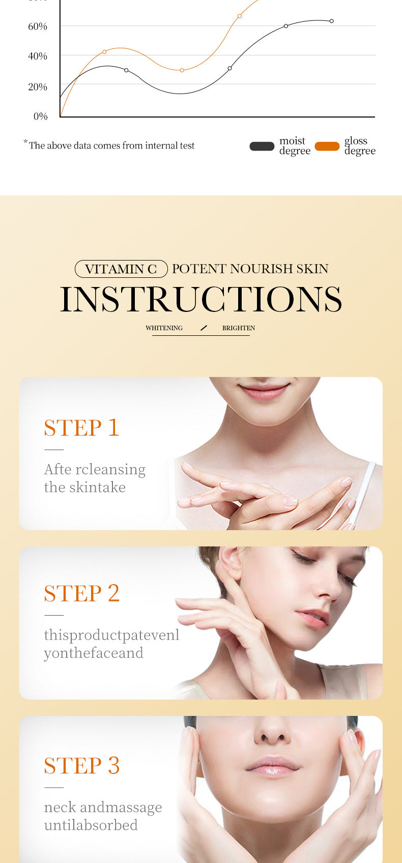 VC Essence30mlBIOAOUA Vitamin C Whitening, hydrating, moisturizing, and nourishing cross-border wholesale - 图片 14