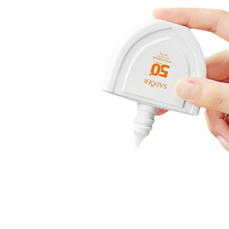 Sunscreen40g SADOER Lightweight Moisturizing Primer SPF50+Hydrating Clear Cross-Border Wholesale - 图片 4