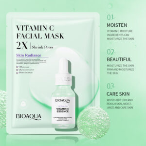 Cross-border vitamins C Sheet Mask30g BIOAOUA Hydrating and Moisturizing Cross-Border Wholesale from Foreign Manufacturers