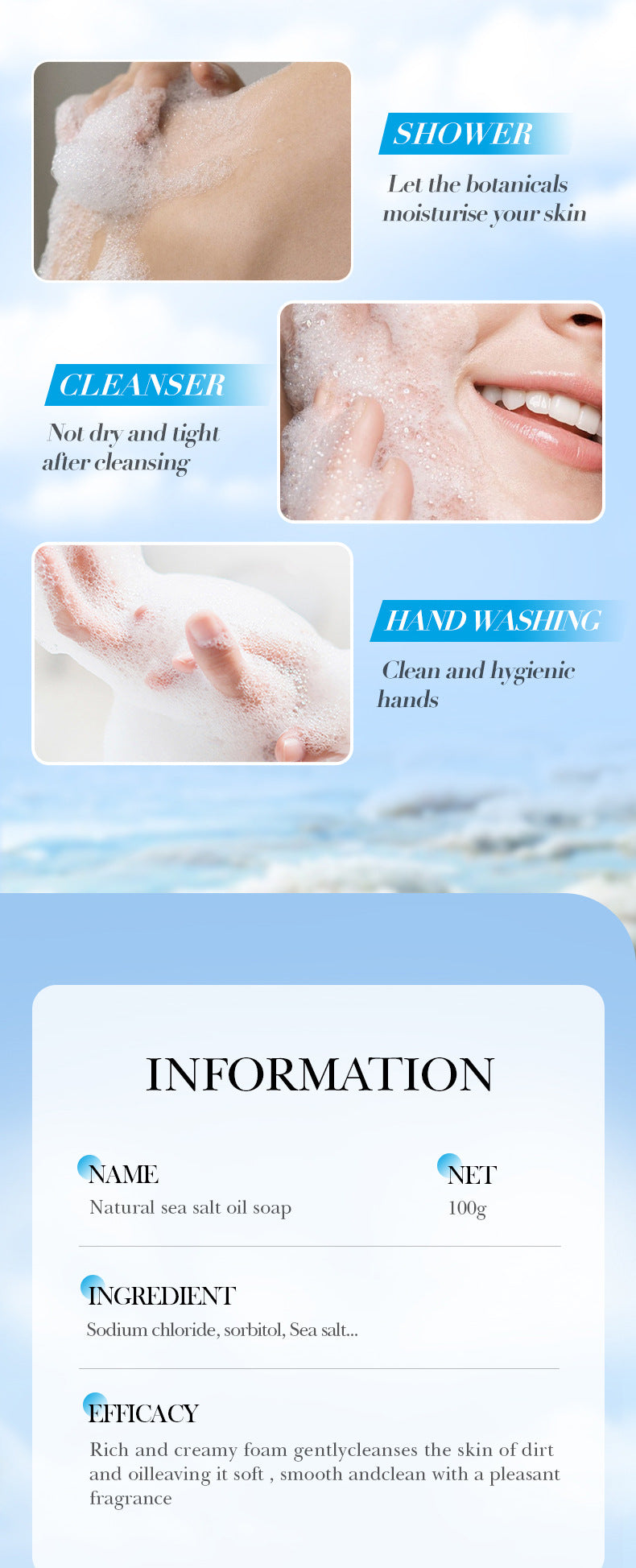 Handmade Soap100g Essential Oil Plant Fruit Deep Cleansing Body Soap Export Manufacturer Wholesale - 图片 23