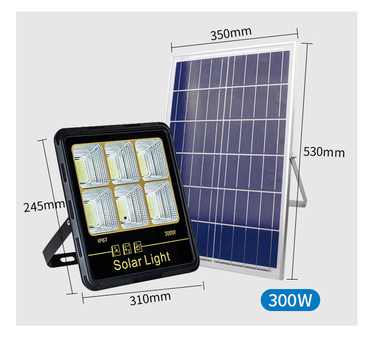 Super Bright LED Solar Flood Light Waterproof IP65 Street Light for Garden for Courtyard Stadium Outdoor Use Factory Direct - 图片 27