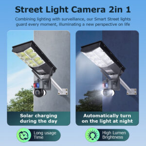 Exclusive Supply4g Solar street light surveillance camera outdoor6MP Night Vision Binoculars with HD Illumination wifi Photo