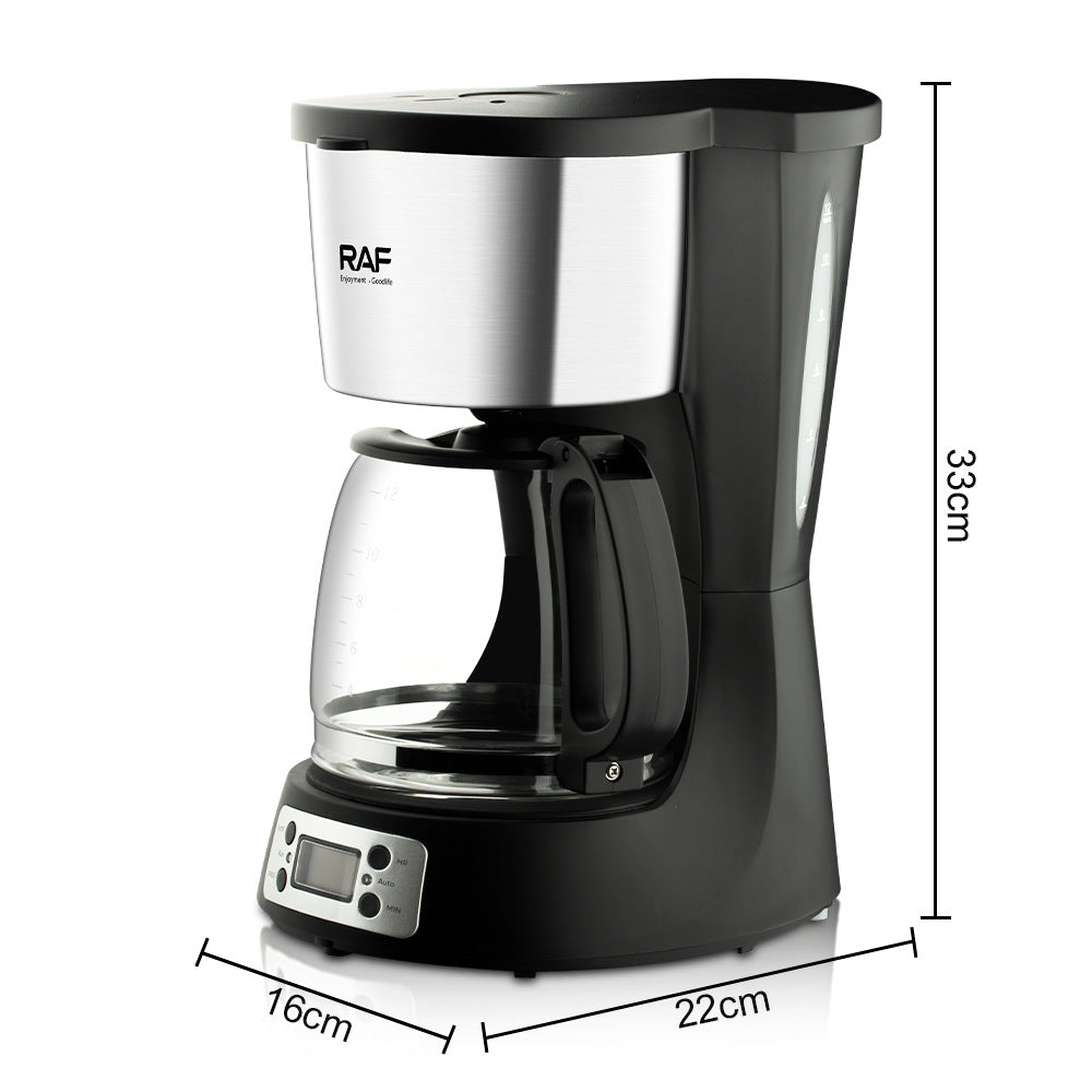 RAF Drip Coffee Maker Household Automatic Integrated Small Coffee Machine EU Plug Office Bedroom Moka Pot - 图片 16