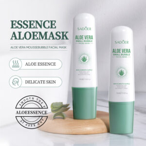 Aloe Vera Small Bubble Mask SADOER Blackhead and Acne Removal Cleansing Bubble Mud Mask Cross-Border Wholesale