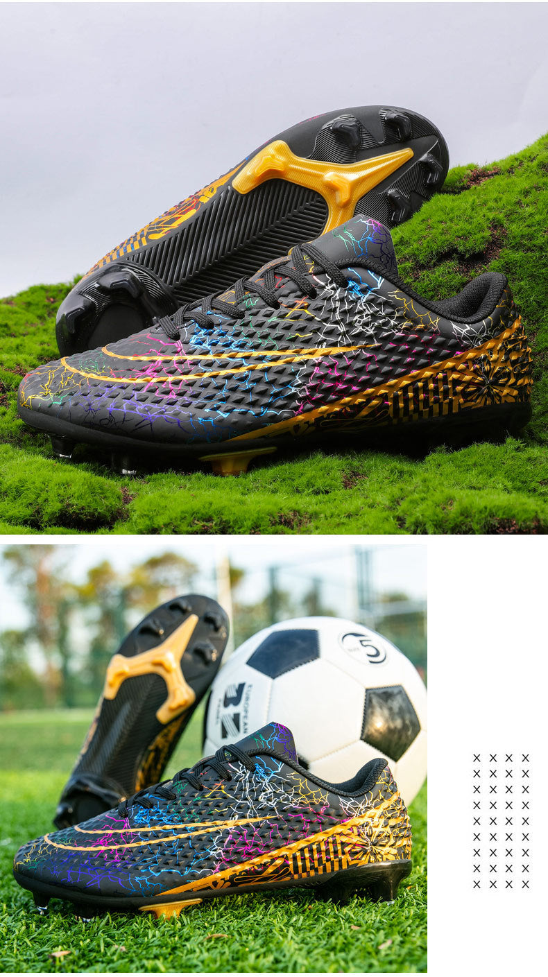 New professional football shoes for men and women AG Spike TF Broken Nail Youth Student Grassland Competition Training Shoes - 图片 47