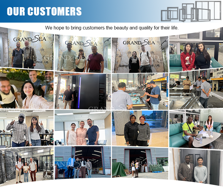 Double Tempered Reflective Glass Aluminium Sliding Windows Economic Price in Africa - 图片 24