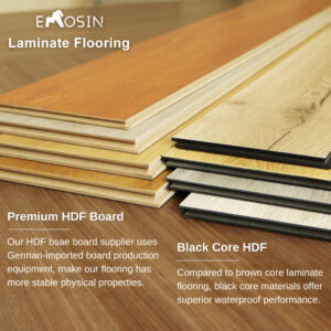 Shandong Liaocheng Factory Wholesale Stock Lot Wood Hdf Made in China Laminate Flooring Manufacturer
