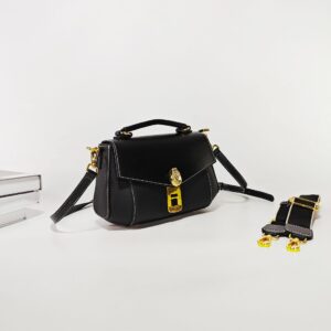 Customized Fingerprint Unlock Bag High-end Fashion Top Layer Cowhide Large Capacity Handbag Crossbody Genuine Leather Women's Bag