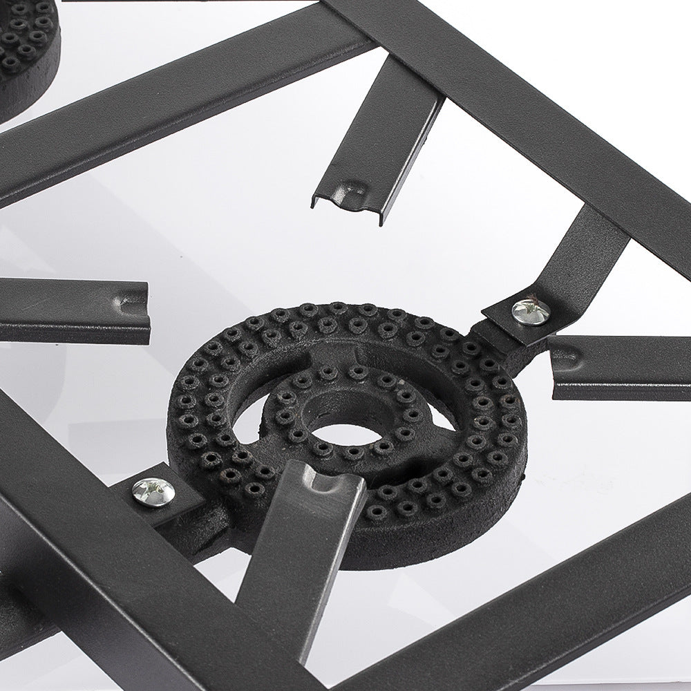 RAF Gas Stove Simple Household Liquefied Gas Tabletop Flameout Three Burners Easy-to-Clean Gas Stove R.8502 - 图片 16