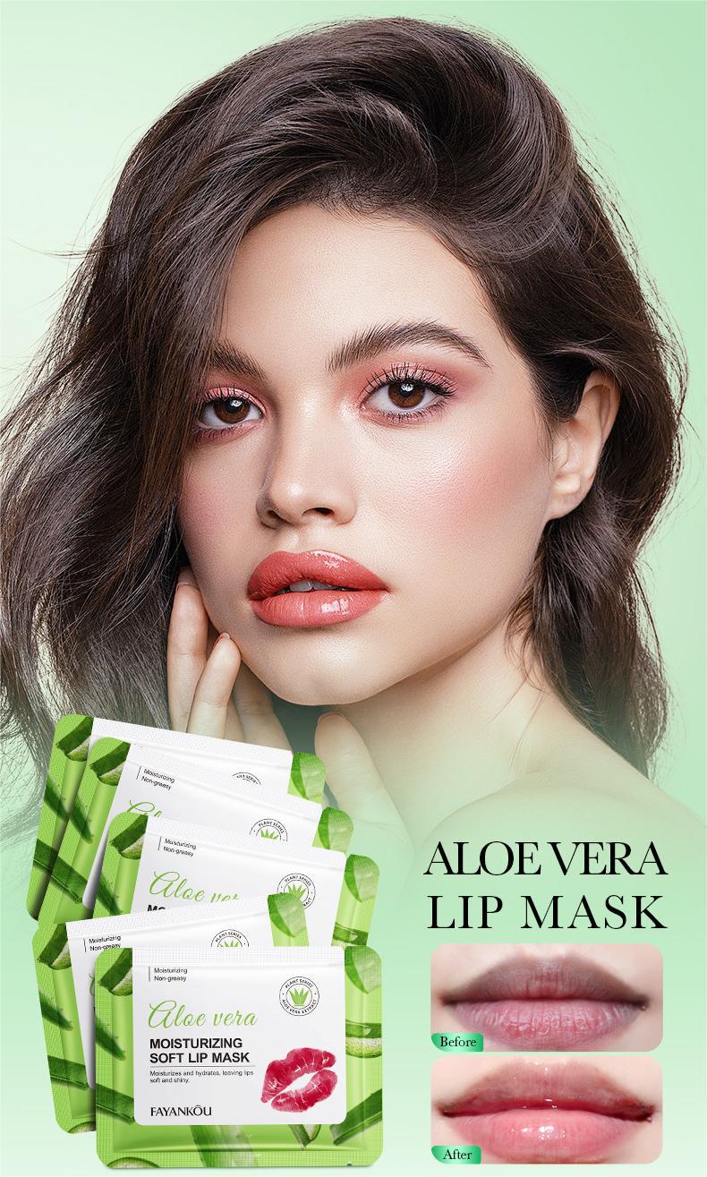 Plant and Fruit Lip Mask Series FAYANKOU Moisturizing Anti-Chap Hydrating Lip Patches Cross-Border Wholesale - 图片 29