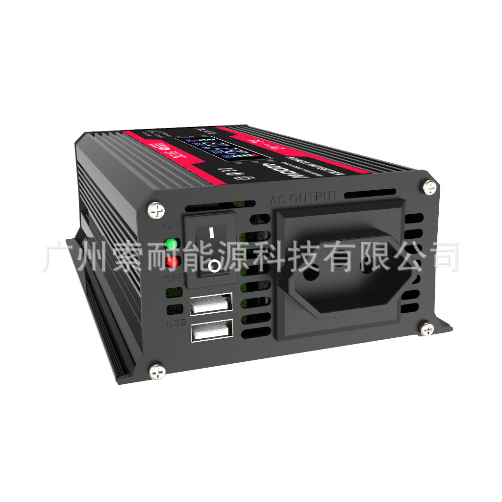 Vehicle Inverter300W 12V Turn110V220V Smart Digital Display Screen car power inverter - 图片 15