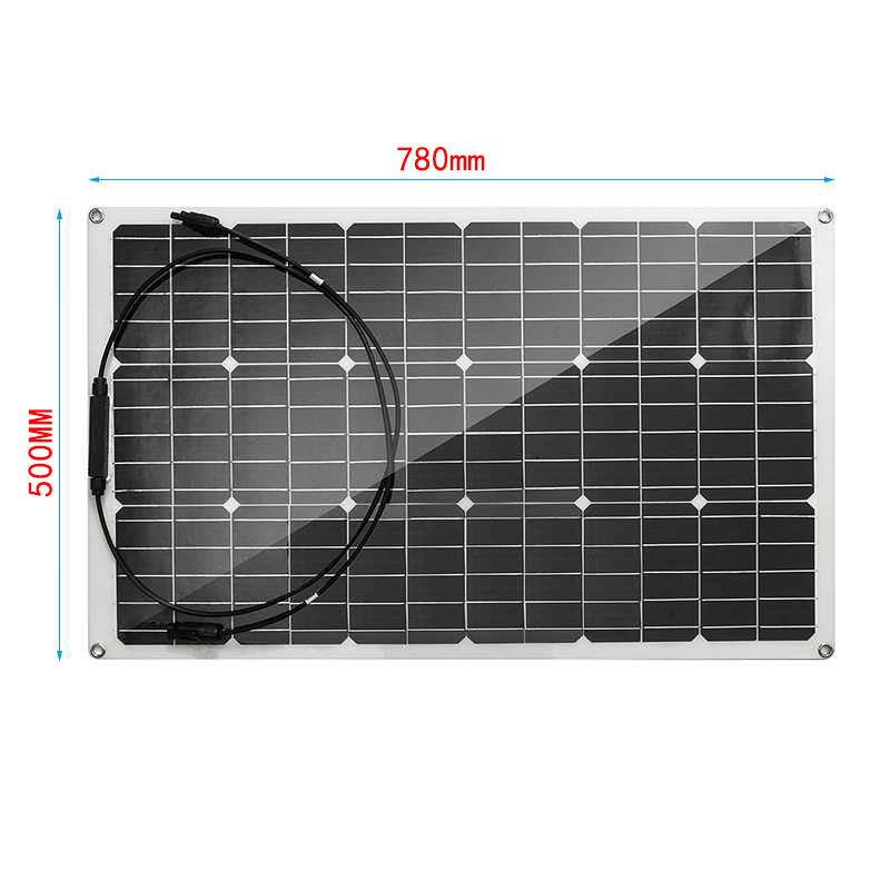 Factory Direct Solar Panel 200W 18V Flexible Emergency Charging Home/Camping Outdoor Photovoltaic Battery Panel - 图片 17