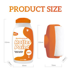 Wholesale Large Roller Paint for Indoor Wall Renovation and Repair, Water-Based Odorless Latex Paint, White Self-Painting Paint