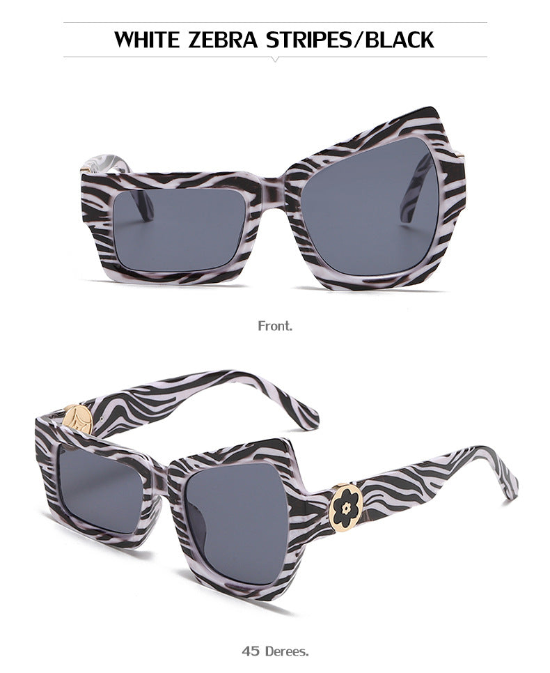 European and American Steampunk Sunglasses Unique Irregular Outdoor Sun Protection Sunglasses for Men High-end Glasses Wholesale - 图片 32