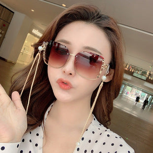 Vintage Cat Eye Sunglasses for Women Fashion Trend Oval Small Frame Sunglasses Sun Protection Glasses sunglasses - 图片 32