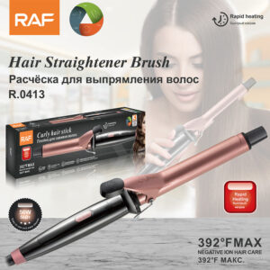 New 2-in-1 Curling Iron and Straightener Ceramic Plate Dry and Wet Dual-use Large Curling Bangs Hair Styling Tool