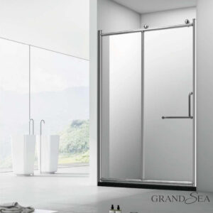 Foshan Manufacture 8mm Thickness Tempered Sliding Glass Shower Partition Door