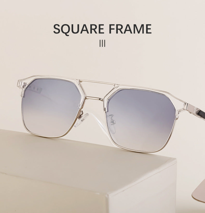 European and American Fashion Cat Eye Sunglasses for Men, Unique High-End Feel, Men's Driving Glasses Wholesale shades - 图片 12