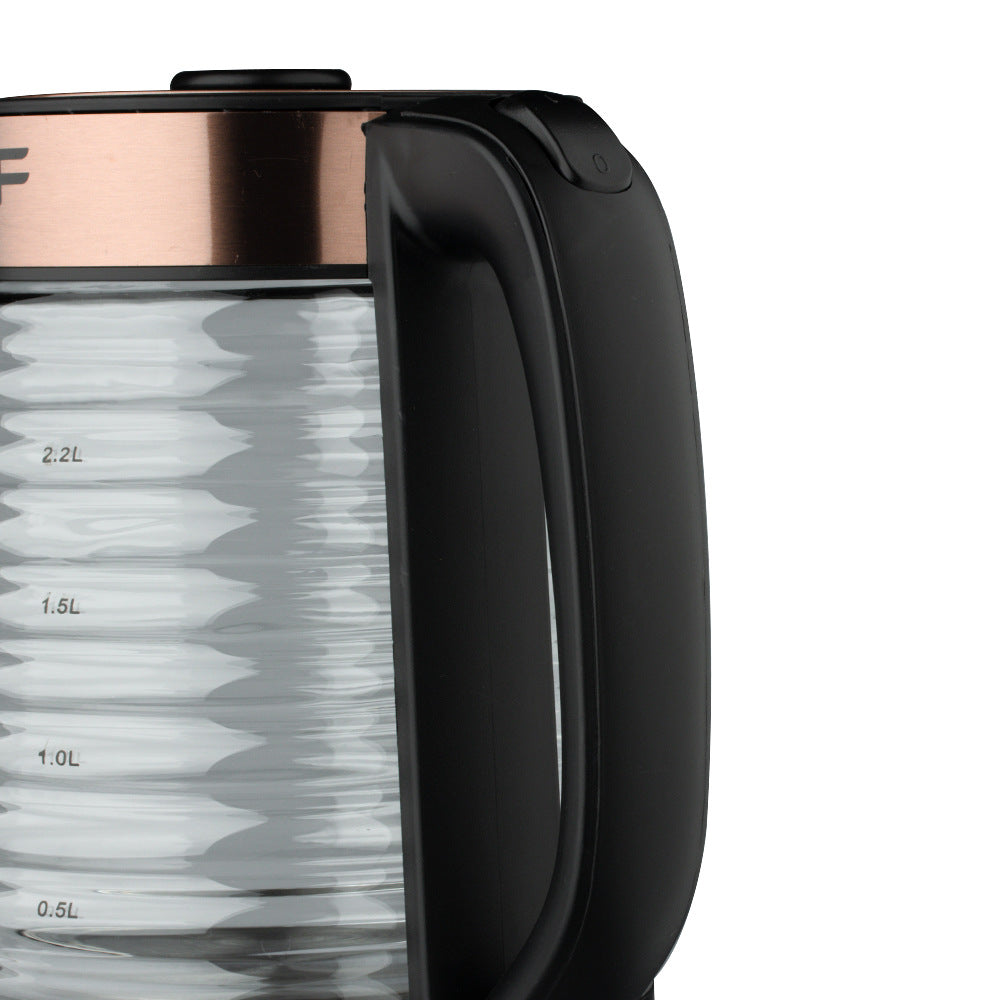 RAF European Standard Transparent Glass2.2L Electric Kettle Automatic Large Capacity Multi-Functional Kettle Overheat Protection - 图片 10