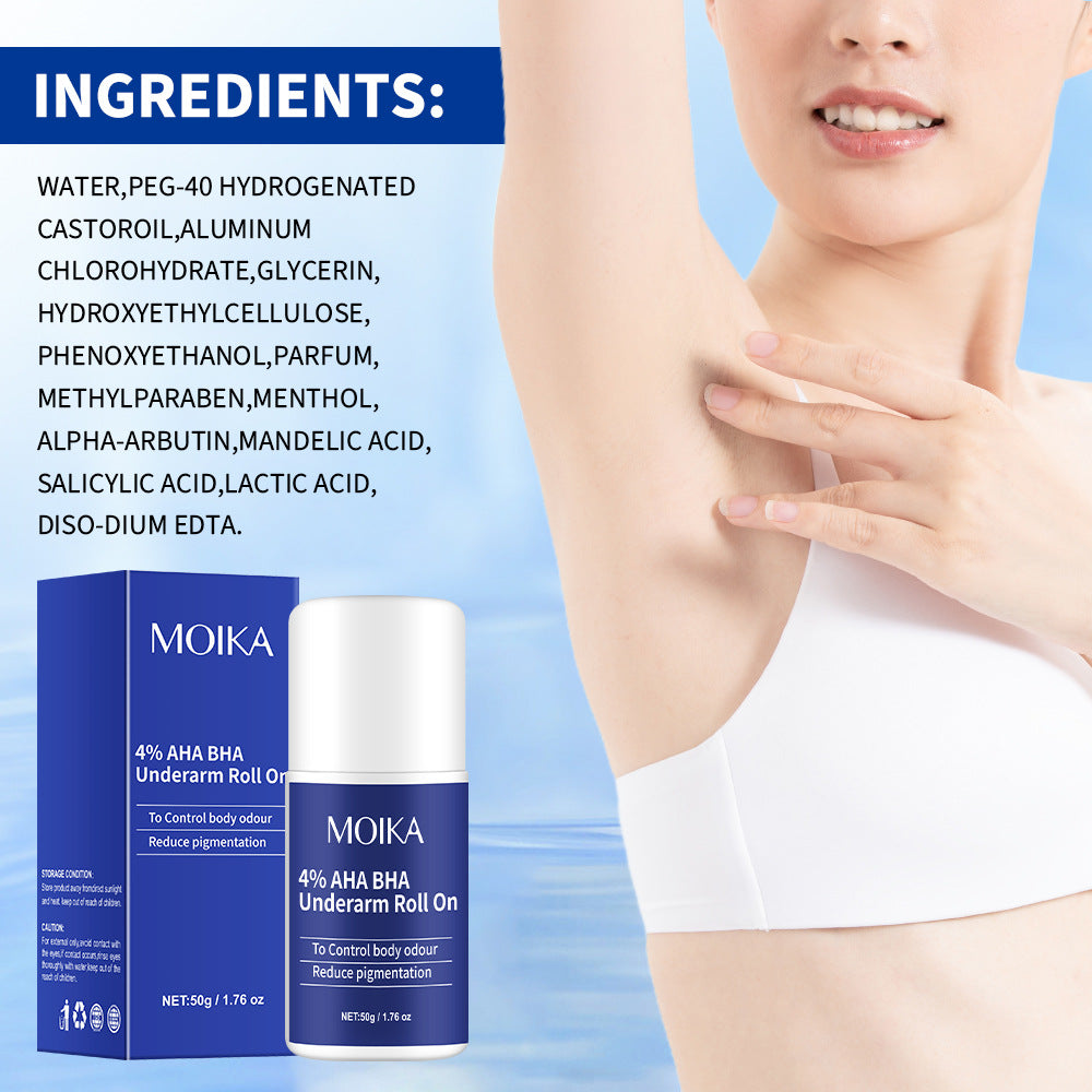 In Stock Underarm Deodorant Antiperspirant Salicylic Acid Roll-On Body Odor Eliminator Antiperspirant Deodorant - 图片 3