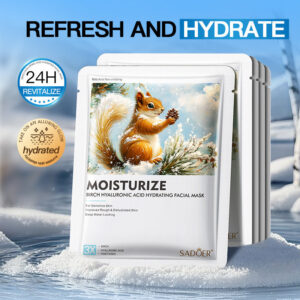 Birch Hyaluronic Acid Hydrating Mask SADOER Moisturizing and hydrating face masks  wholesale