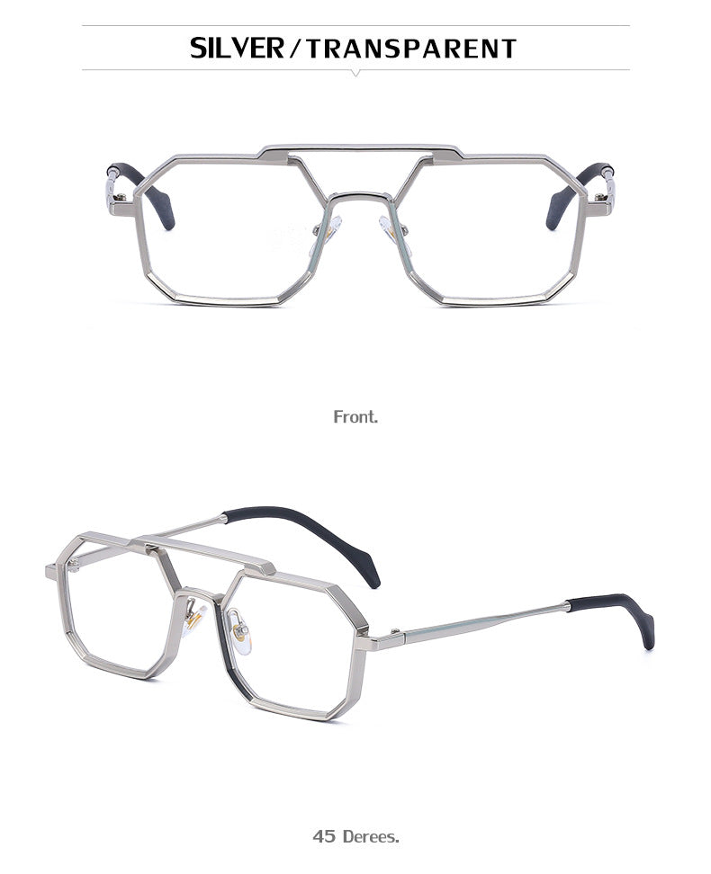 New European and American Steampunk Style Sunglasses for Men, Polygonal Small Frame Sunglasses for Women, Trendy sunglasses Wholesale - 图片 26