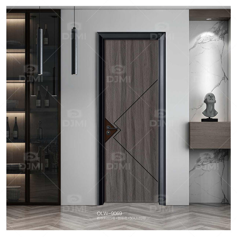 Traditional Top Quality Melamine Door Interior Soundproof MDF Solid Wood Doors for House - 图片 5