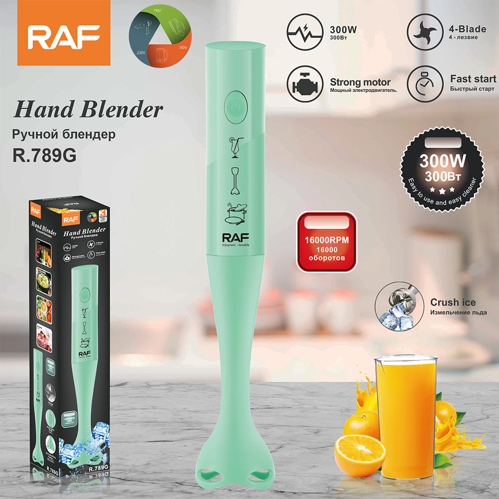 RAF European standard handheld mixer electric whisk Household multifunctional food processor stick R.789 - 图片 23