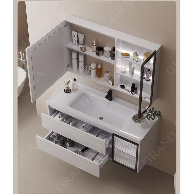 High Quality Promotion Wall Mounting Bathroom Wall Cabinet Vanity - 图片 4