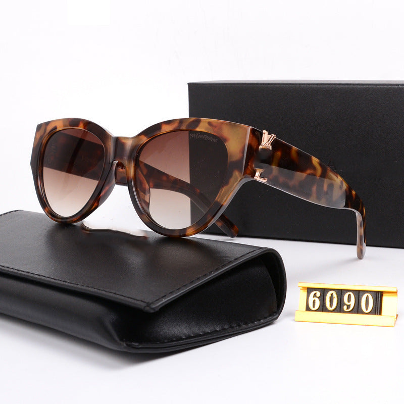 Park Caiying ROSE Same Style Sunglasses Versatile Fashionable Trendy Personality Street Style Sunglasses Wholesale6090 - 图片 8