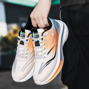 Autumn New Men's Mesh Breathable Sports Casual Running Shoes Ultra-light Thick-soled Non-slip Trendy Fashion Men's Shoes