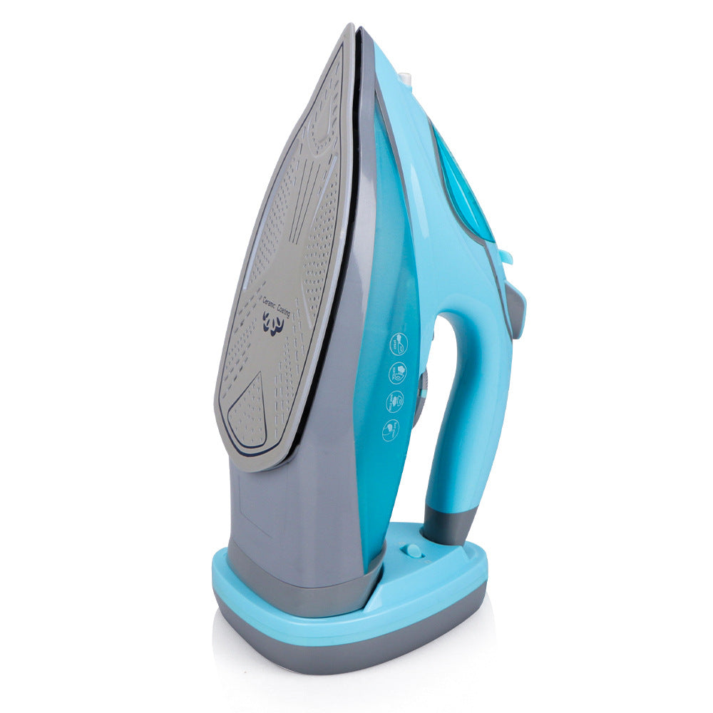 European style new model high-power wireless iron for home use Portable rechargeable steam iron with base HG-1111 - 图片 9