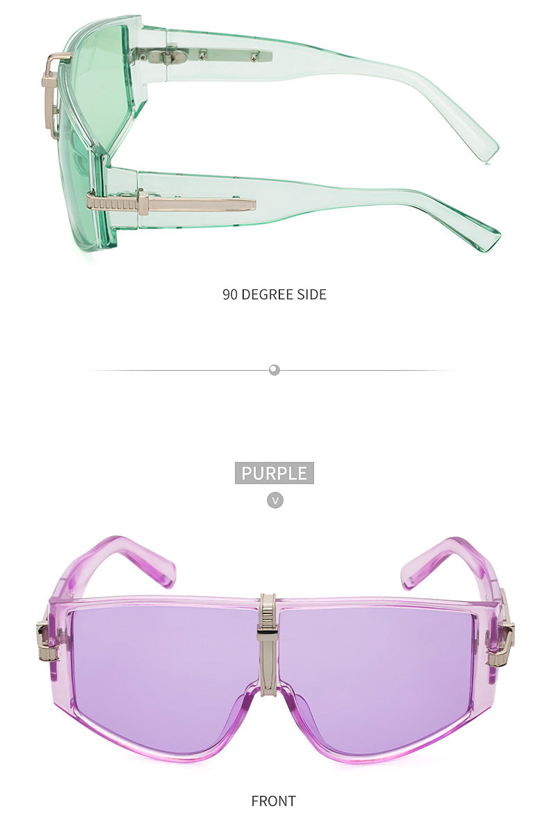 New Large Frame UV Protection Sunglasses for Women Fashionable Internet Celebrity Style Sunglasses Trendy Korean Version Glasses sunglasses - 图片 29