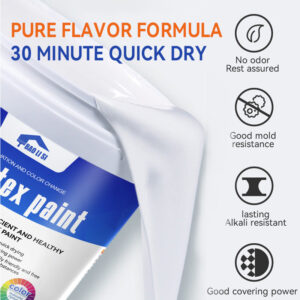 Wall latex paint manufacturer Custom Home Renovation Color Change Interior Decoration Colorful Interior Wall Water-Based Paint