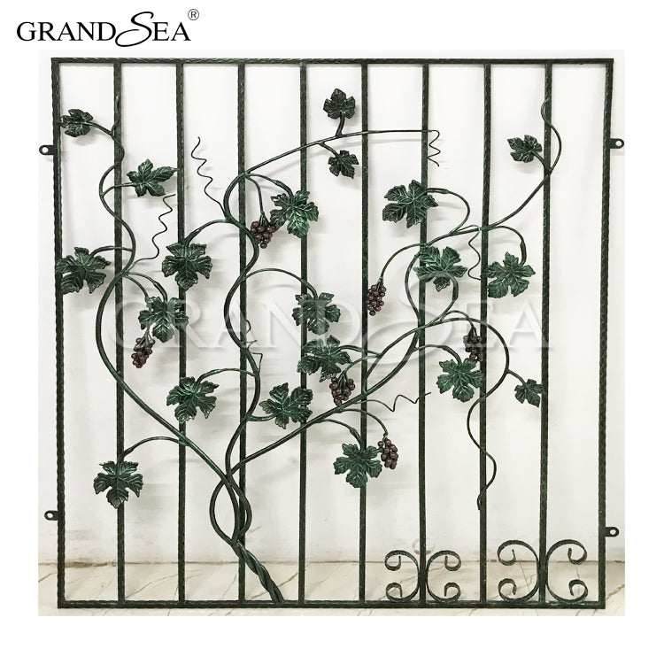 French Wrought Iron Modern Security House Window Grill Security bar - 图片 8