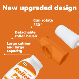 Hot-Selling Indoor Wall Roller Paint Water-Based Odorless Latex Paint with Roller Brush for Wall Renovation and Repair