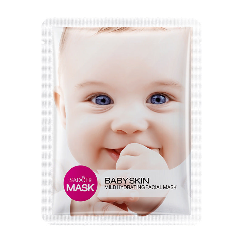 Baby Face Mask25g SADOER Moisturizing, hydrating, skin-smoothing facial mask sheets for cross-border foreign trade wholesale - 图片 6